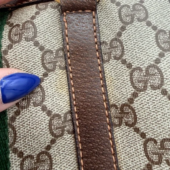 Gucci Boston Bag with Sherry Line - Picture 10 of 15